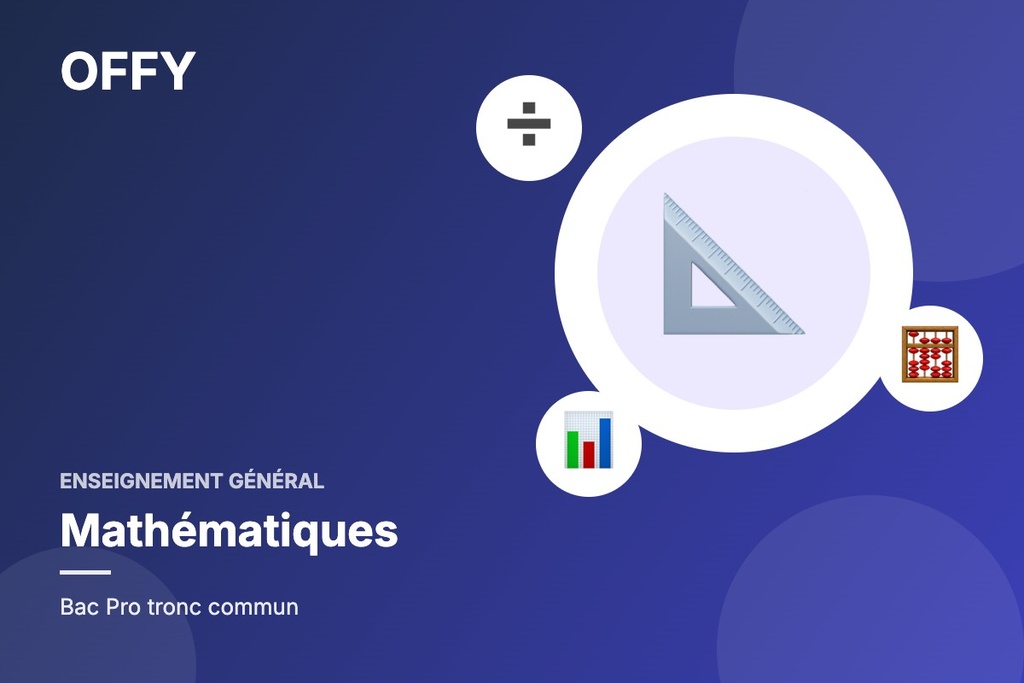 BAC PRO TRON COMMUN  MATH