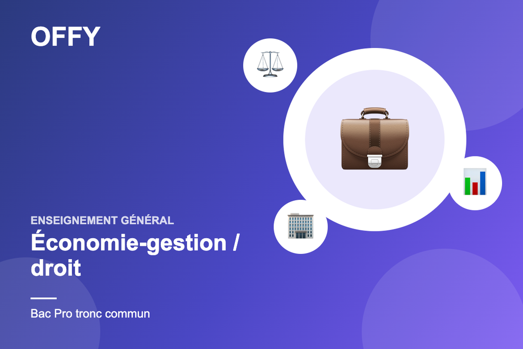 BAC PRO TRON COMMUN ECO-GESTION DROIT
