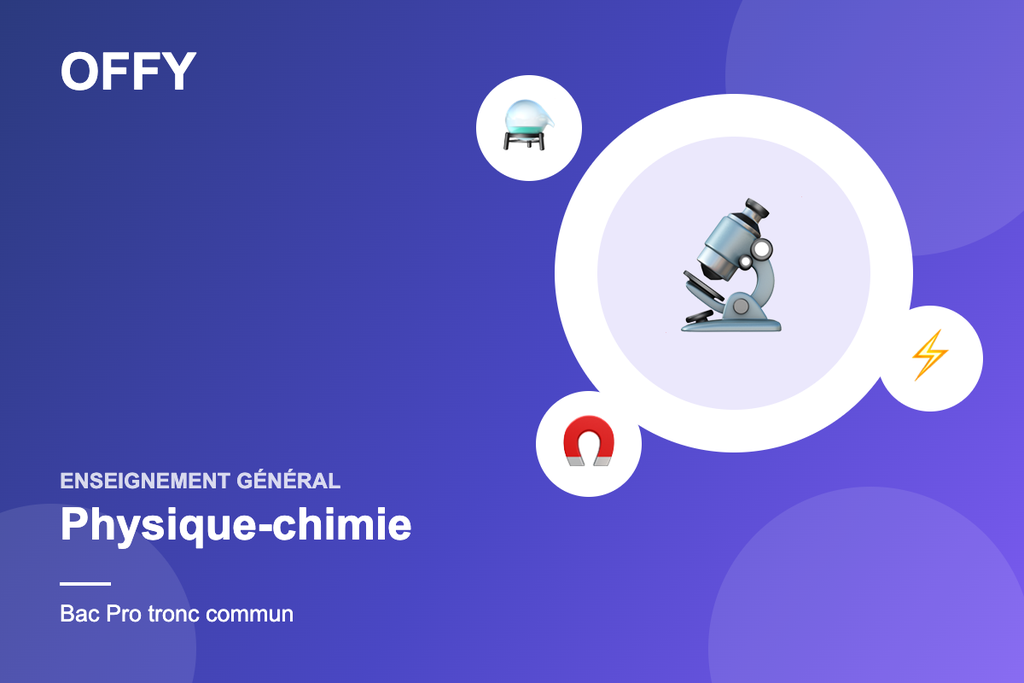 BAC PRO TRON COMMUN PHYSIQUE-CHIMIE