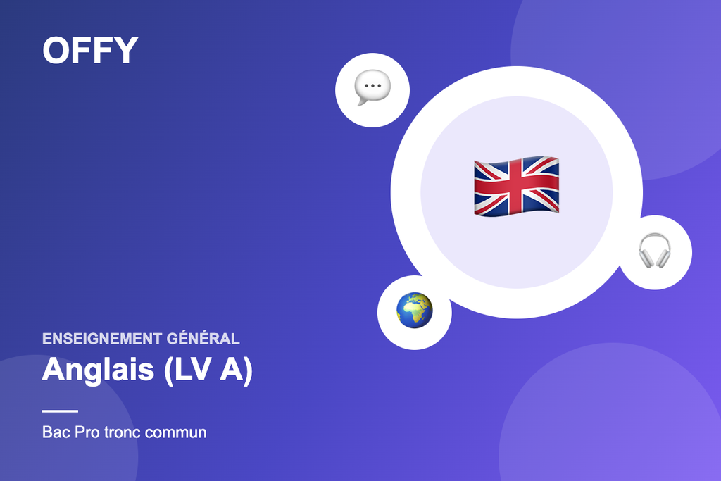 BAC PRO TRON COMMUN ANGLAIS